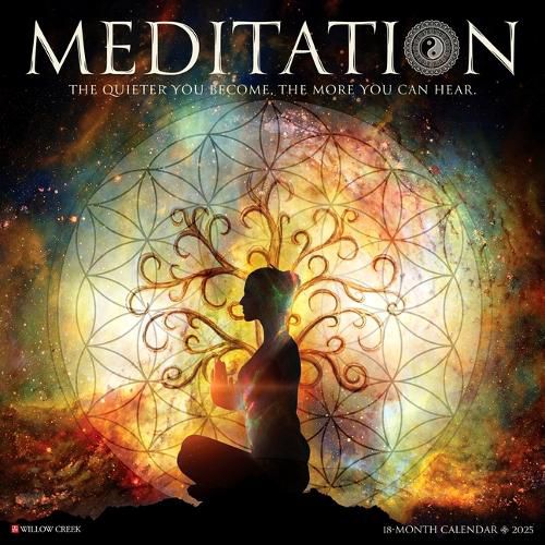 Meditation 2025 12 X 12 Wall Calendar