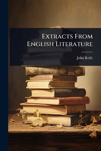 Cover image for Extracts From English Literature
