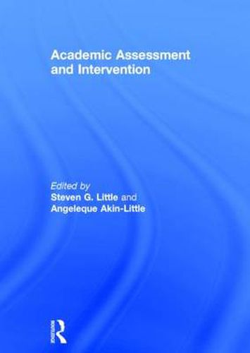 Cover image for Academic Assessment and Intervention