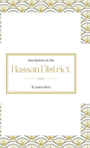 Cover image for Inscriptions in the Hassan District