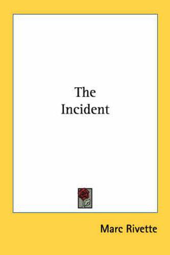 Cover image for The Incident