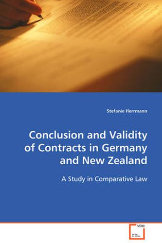 Cover image for Conclusion and Validity of Contracts in Germany and New Zealand