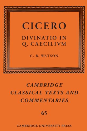 Cover image for Cicero: Divinatio in Q. Caecilium