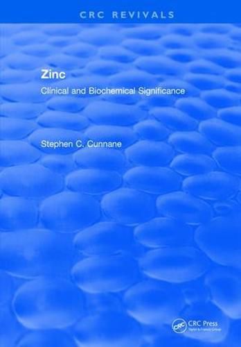 Cover image for Zinc: Clinical and Biochemical Significance
