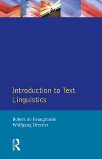 Cover image for Introduction to Text Linguistics