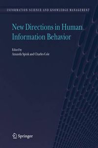 Cover image for New Directions in Human Information Behavior