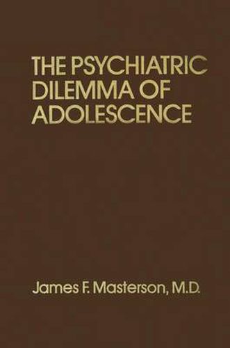 Cover image for Psychiatric Dilemma Of Adolescence