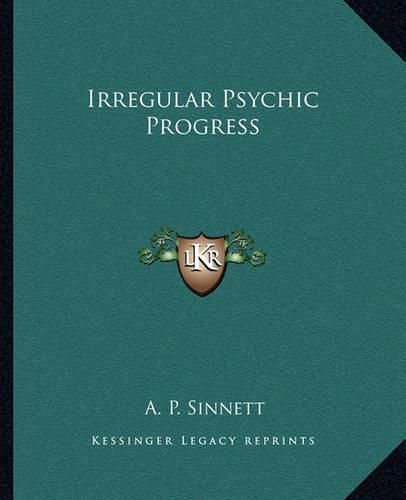 Cover image for Irregular Psychic Progress