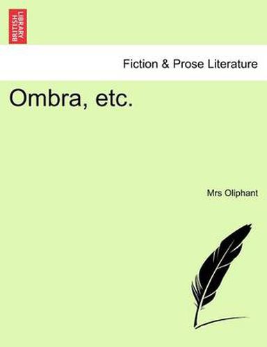 Cover image for Ombra, Etc.