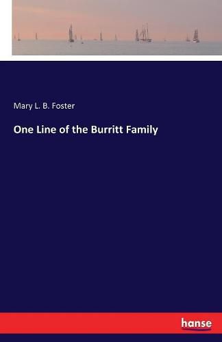 Cover image for One Line of the Burritt Family