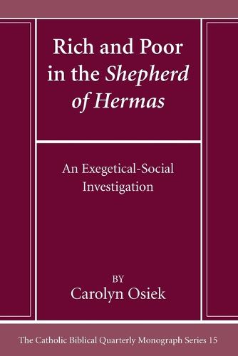 Cover image for Rich and Poor in the Shepherd of Hermas