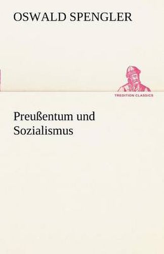 Cover image for Preussentum Und Sozialismus