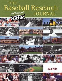 Cover image for Baseball Research Journal (BRJ), Volume 40 #2