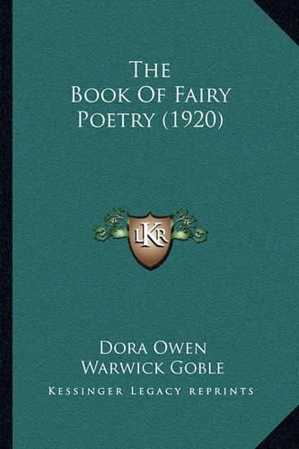 Cover image for The Book of Fairy Poetry (1920)