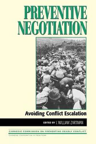 Cover image for Preventive Negotiation: Avoiding Conflict Escalation