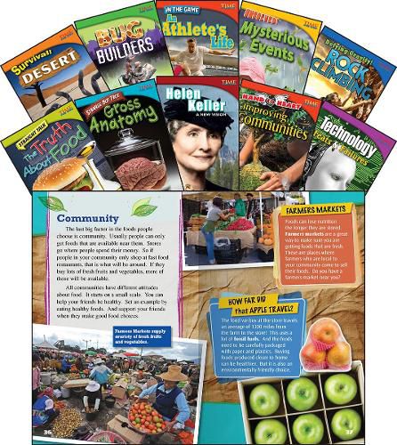 Cover image for Time for Kids Informational Text Grade 4 Readers Set 1 10-Book Set (Time for Kids Nonfiction Readers)