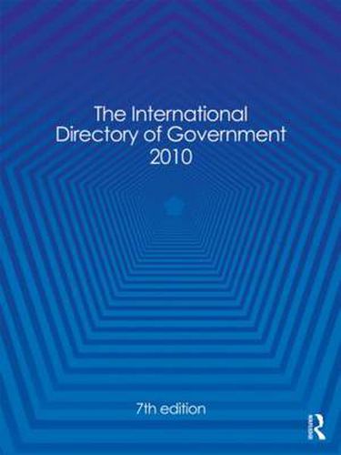 Cover image for The International Directory of Government 2010