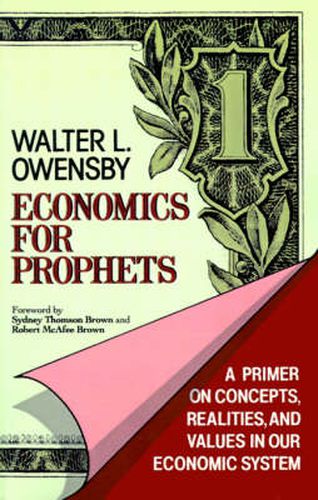 Cover image for Economics for Prophets