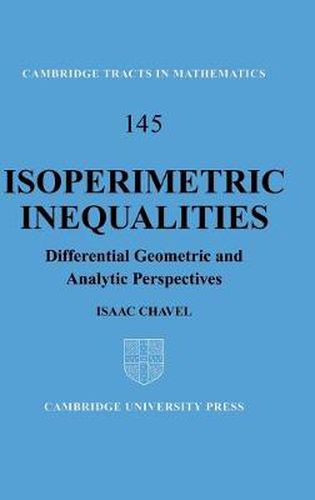 Cover image for Isoperimetric Inequalities: Differential Geometric and Analytic Perspectives