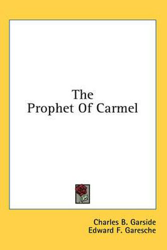 The Prophet of Carmel