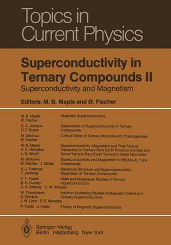 Cover image for Superconductivity in Ternary Compounds II: Superconductivity and Magnetism