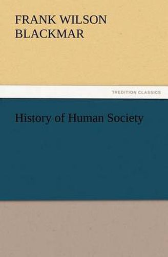 Cover image for History of Human Society