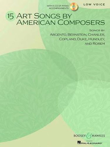 Cover image for 15 Art Songs by American Composers