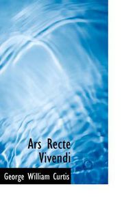 Cover image for Ars Recte Vivendi