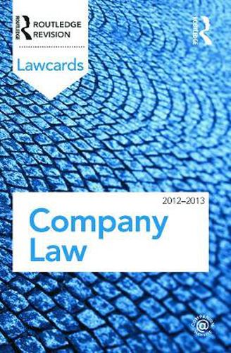 Cover image for Company Lawcards 2012-2013