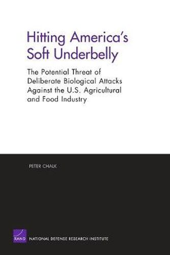 Cover image for Hitting America's Soft Underbelly: The Potential Threat of Deliberate Biological Attacks Against the U.S. Agricultural and Food Industry