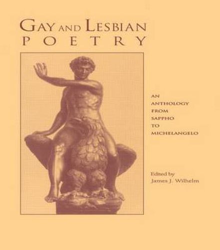 Cover image for Gay and Lesbian Poetry: An Anthology from Sappho to Michelangelo