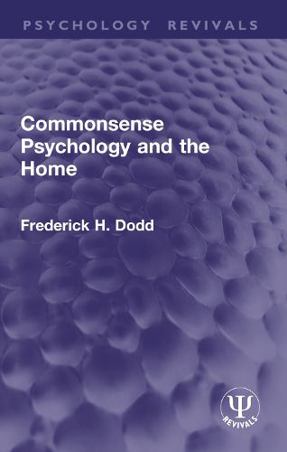 Cover image for Commonsense Psychology and the Home