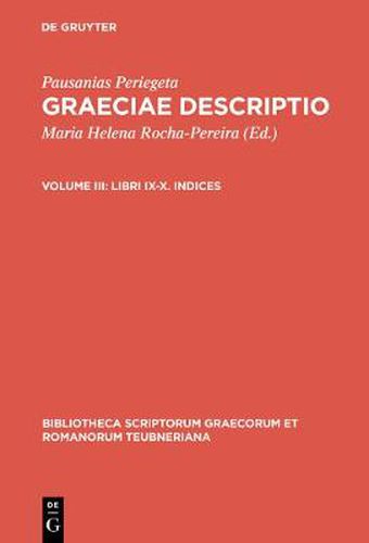 Graeciae Descriptio, Vol. III CB