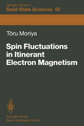 Cover image for Spin Fluctuations in Itinerant Electron Magnetism