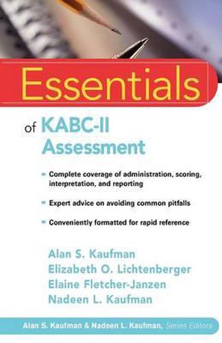 Cover image for Essentials of KABC II Assessment