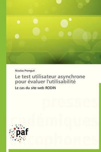 Cover image for Le Test Utilisateur Asynchrone Pour Evaluer l'Utilisabilite