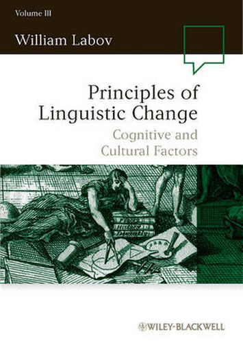 Cover image for Principles of Linguistic Change: Cognitive and Cultural Factors