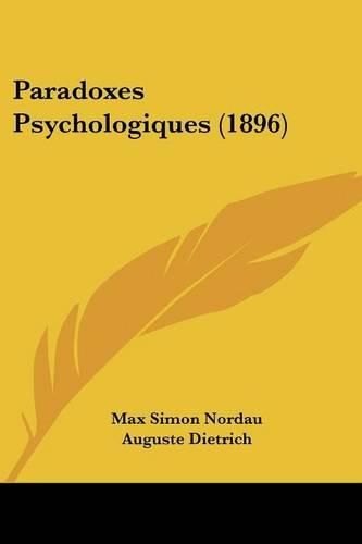 Cover image for Paradoxes Psychologiques (1896)