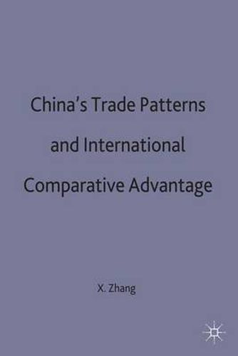 Cover image for China's Trade Patterns and International Comparative Advantage