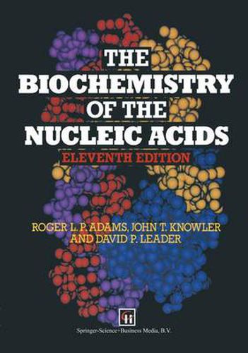 Cover image for The Biochemistry of the Nucleic Acids