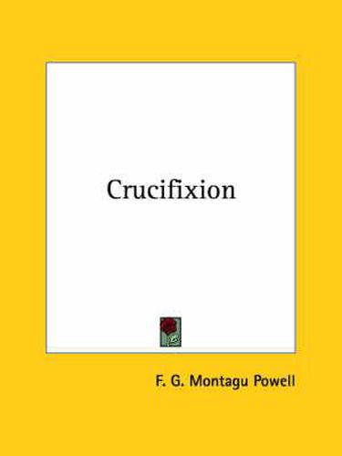 Cover image for Crucifixion