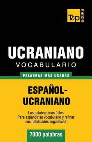 Vocabulario espanol-ucraniano - 7000 palabras mas usadas