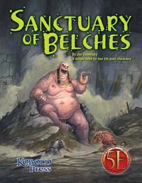 Cover image for Sanctuary of Belches: A Temple Delve for Four 5th-Level Characters