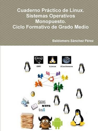 Cover image for Cuaderno Practico De Linux. Sistemas Operativos Monopuesto. Ciclo Formativo De Grado Medio