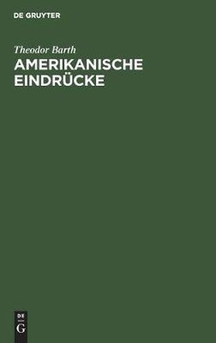 Cover image for Amerikanische Eindrucke