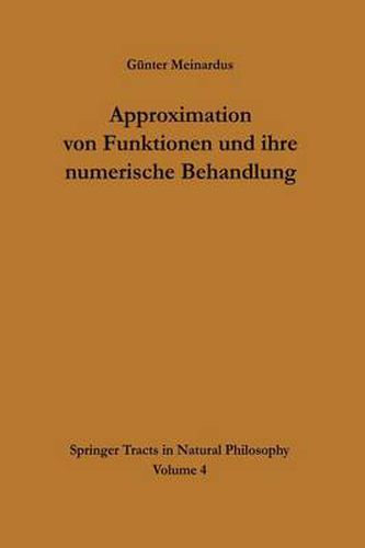 Cover image for Approximation Von Funktionen Und Ihre Numerische Behandlung