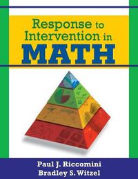 Cover image for Response to Intervention in Math