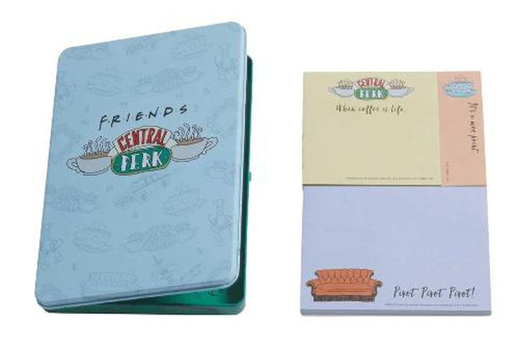 Cover image for Friends: Central Perk Sticky Note Tin Set