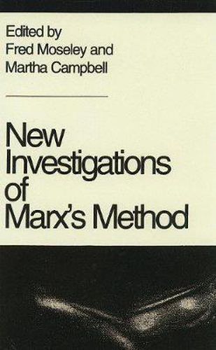 Cover image for New Investigations of Marx's Method