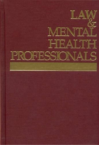 Cover image for Law and Mental Health Professionals: Kansas